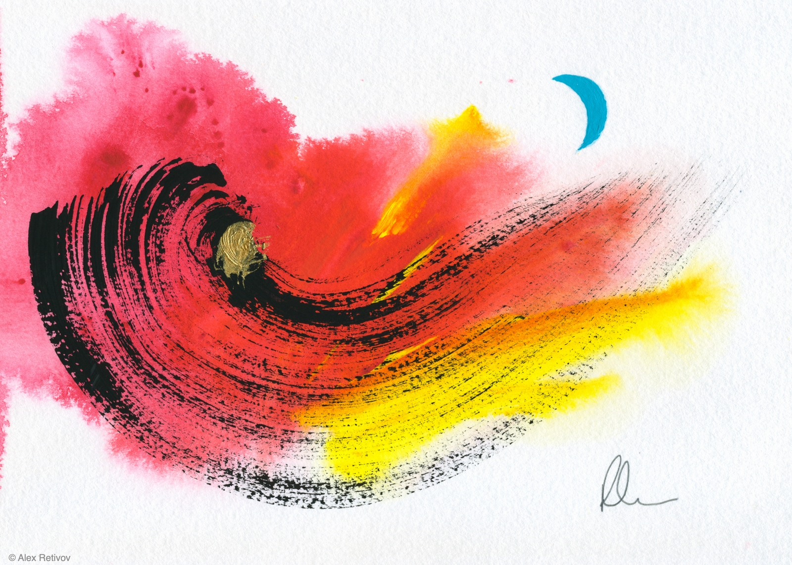 Family Nautilidae In the Midnight Hour - 7" x 10"