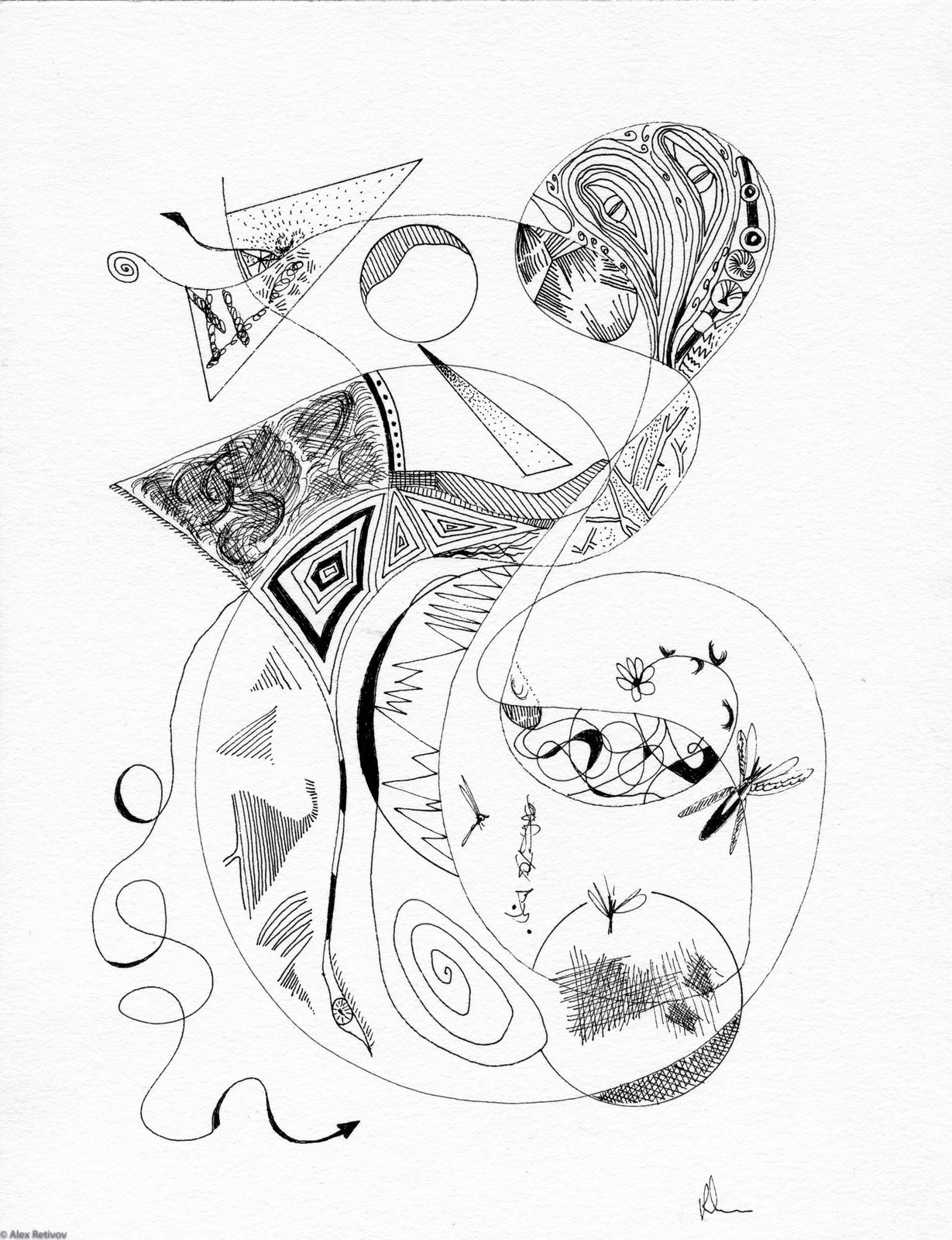 Static Electricity in an English Garden - Private Collecxtion